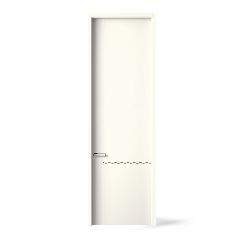 Porte coulissante encadrée en mélamine anti-moisissure