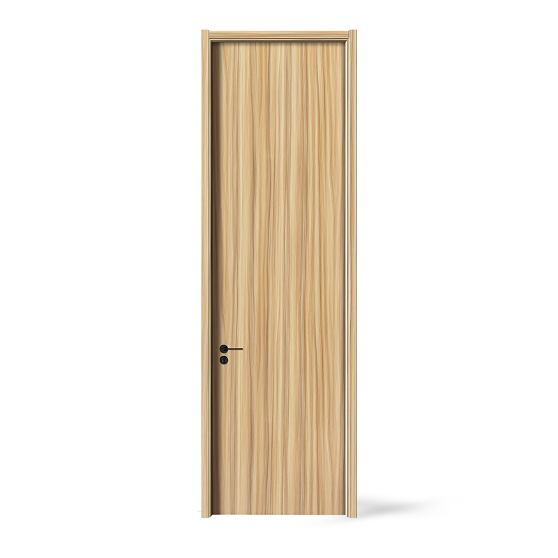Porte intérieure en bois composite en noyer