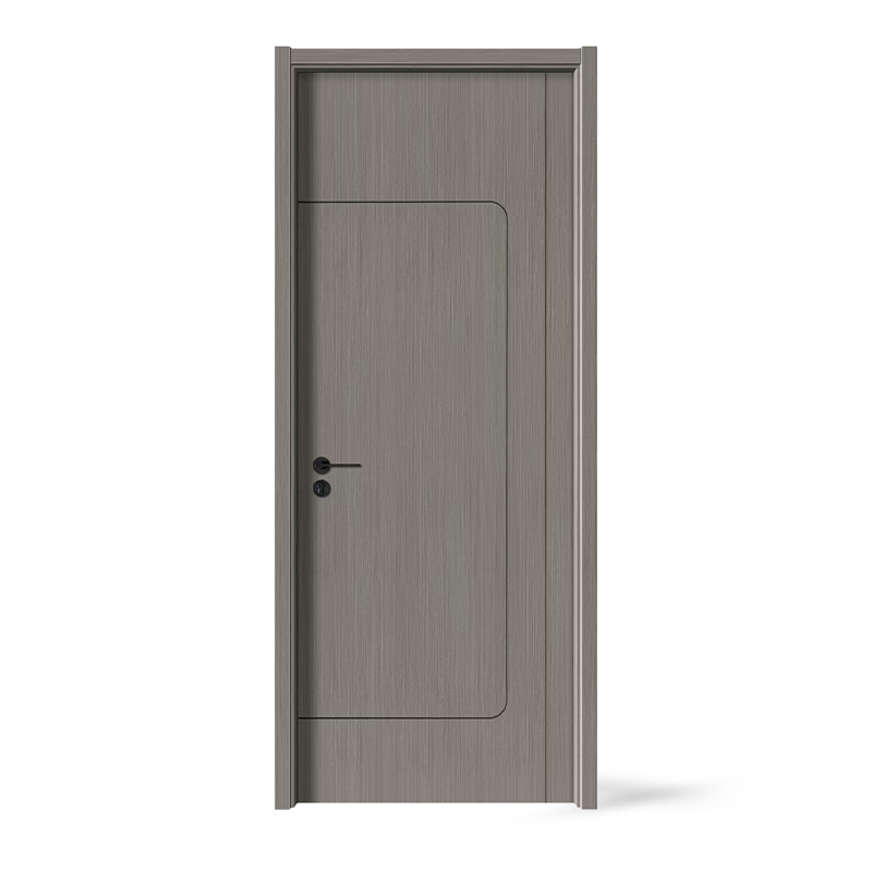 Porte coulissante en bois et plastique composite noire